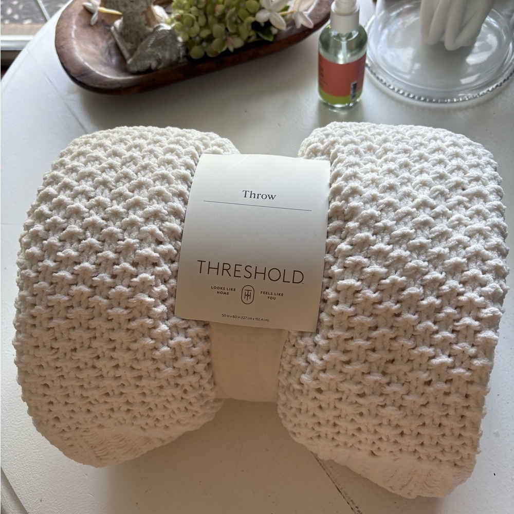 Threshold Cream Throw Blanket